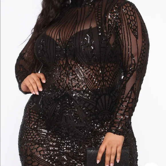 Fashion Nova | Dresses | Mini Sequin Dress From Fashion Nova Worn Once |  Poshmark